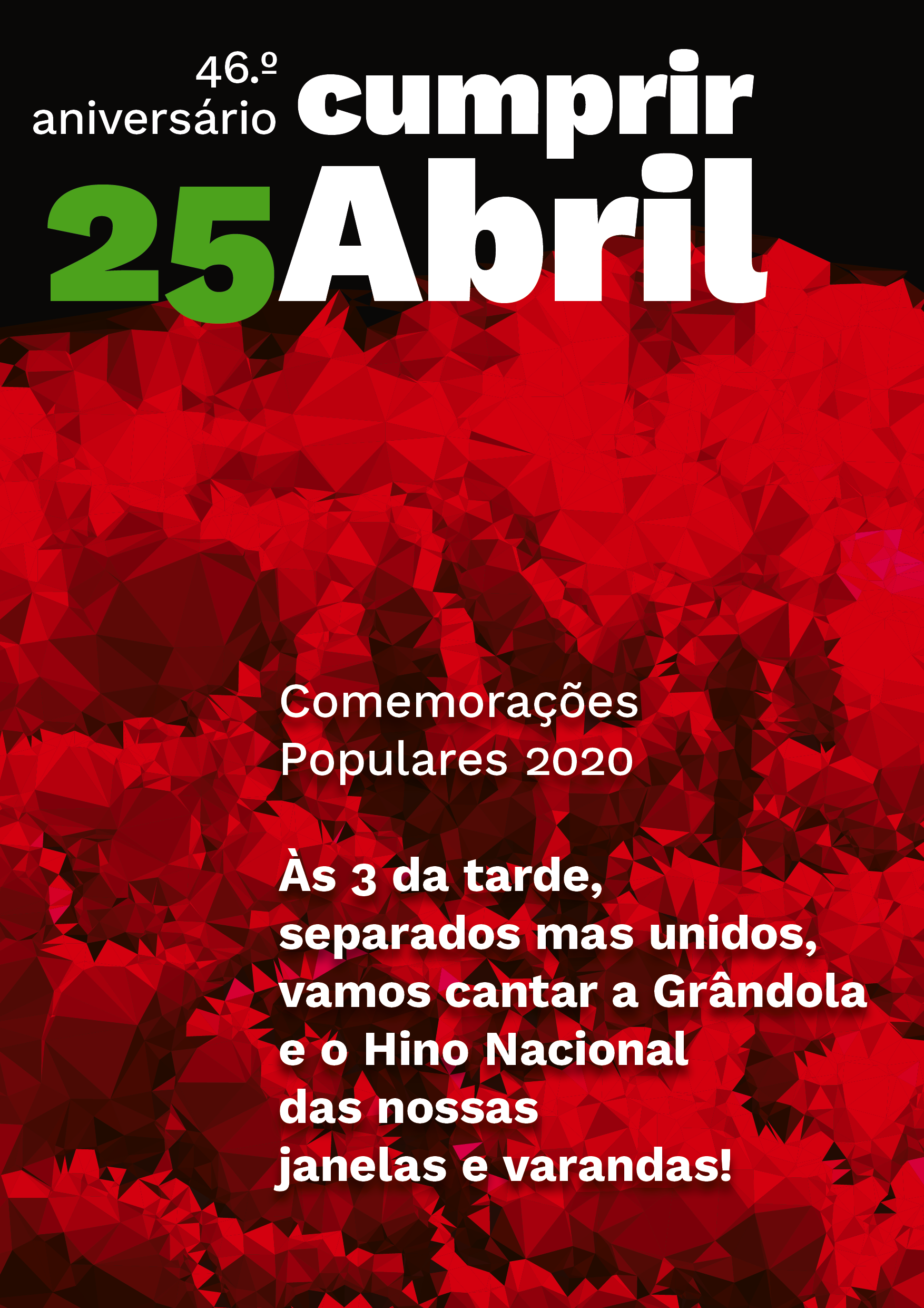 cartaz 25a 2020